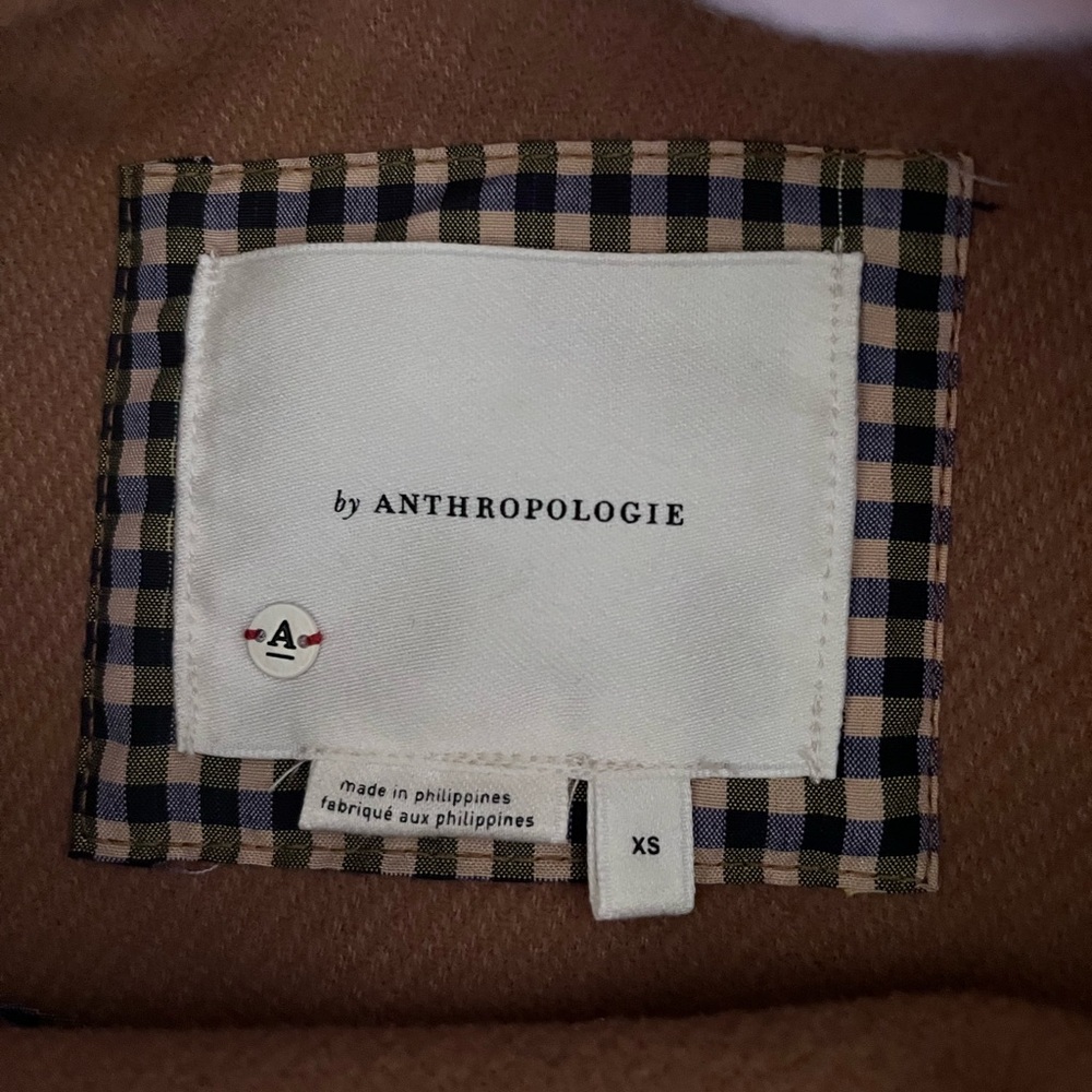 Anthropologie camel brown Sascha asymmetrical jacket - Picture 3 of 7